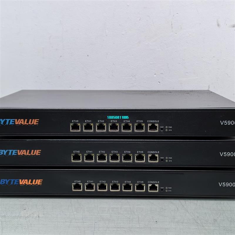 【议价】 百为路由器V5900 250个用户授权 6口全千兆智能流控路