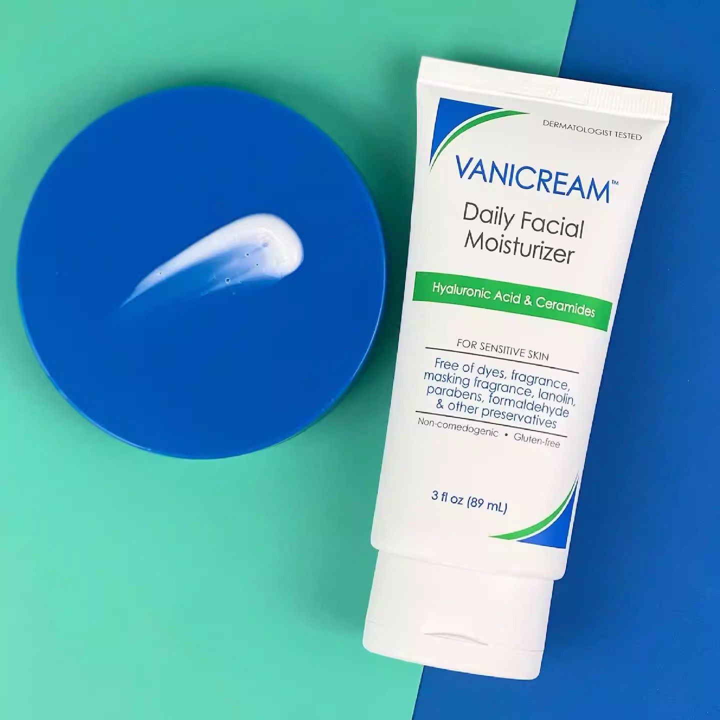 美国 Vanicream薇霓肌本保湿面霜润肤乳液屏障修护无香低敏 89ml