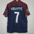 1718 Psg Home Jersey #7 + Champions League