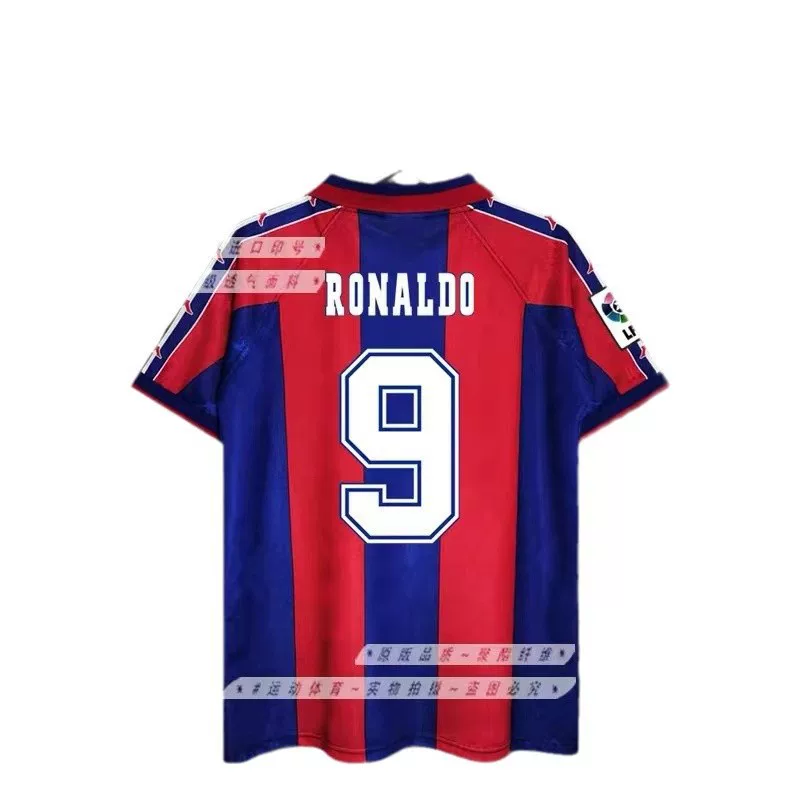 Классический спортивный костюм в стиле ретро для футбола with Portugal Ronaldo Gerard Figojavi Iniesta майка
