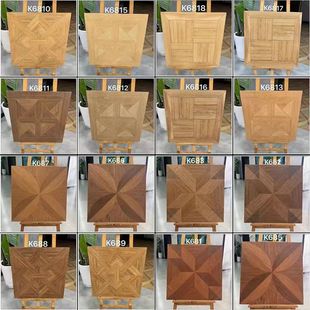 法式凡尔赛木纹瓷砖 客厅餐厅防滑庭院地砖600*600卧室阳台砖拼花