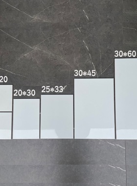 纯白墙砖 15x15 20x30 25x33 30x45 30x60釉面砖亮光砖瓷砖