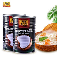 Original imported Liertai thick coconut milk 400mlx2 cans sago pudding curry Tom Yum Goong baked coconut milk thumbnail 2