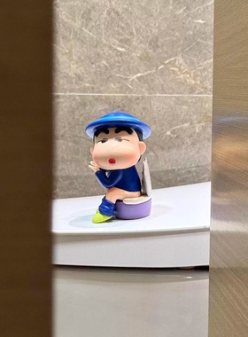 【新家的一百个快递】蜡笔小新桌面摆件家居客厅玄关摆件创意礼物