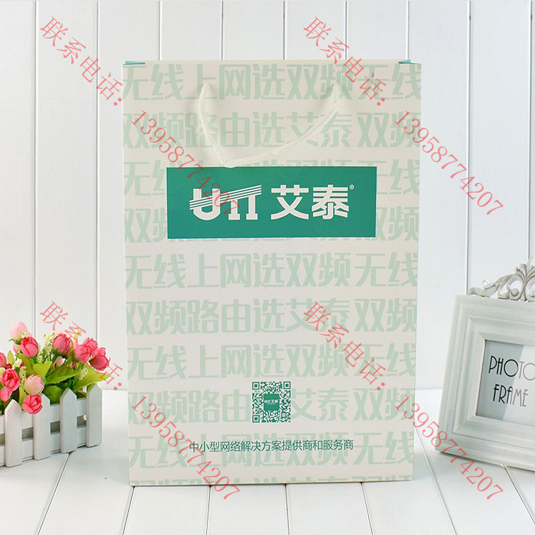 牛皮纸袋手提袋服装店购物包装袋子礼品袋外卖打包袋奶茶定做logo