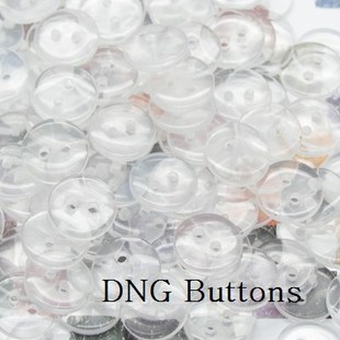 开衫 纽扣扣子专卖 扣 衬衫 毛衣风衣垫扣 树脂两眼透明面包扣