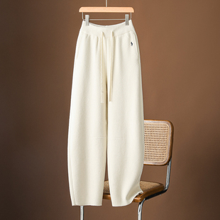 镰刀裤 垂感百搭休闲阔腿裤 女宽松显瘦香蕉裤 高级感秋冬加厚弯刀裤