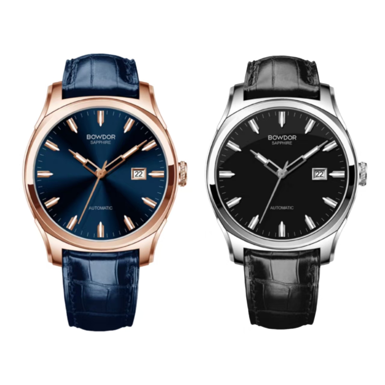 宝舵日历男士全自动机械表商务