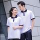 初中高中学生校服套装 藏青色上衣网红同款 短袖 匆匆那年校服polo衫