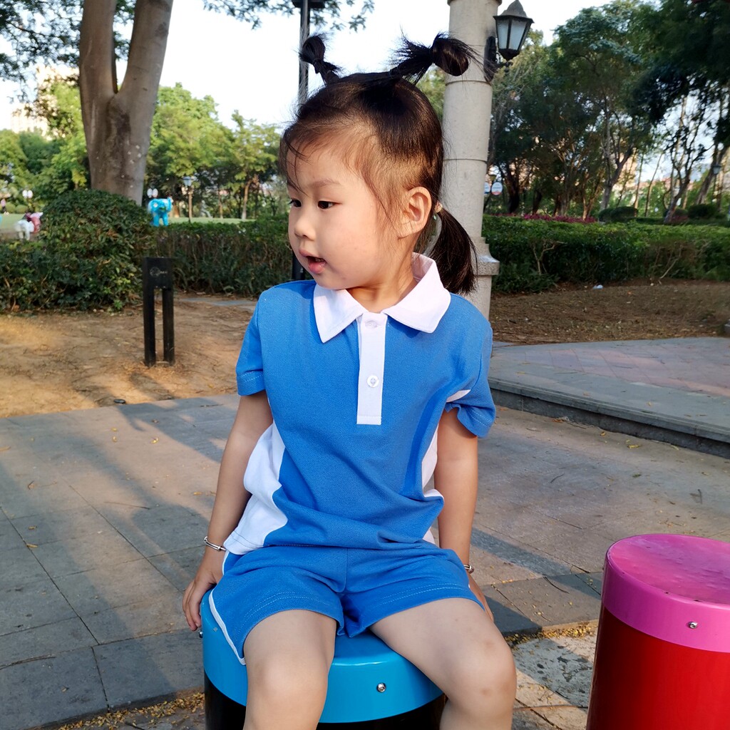 深圳校服儿童版婴幼儿小宝宝迷你校服夏季索罗娜短袖上衣短裤套装