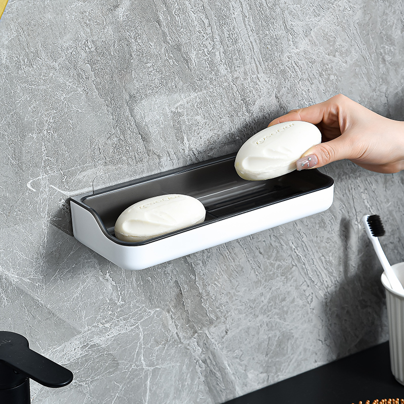 壁挂式香皂盒强力粘贴不掉落