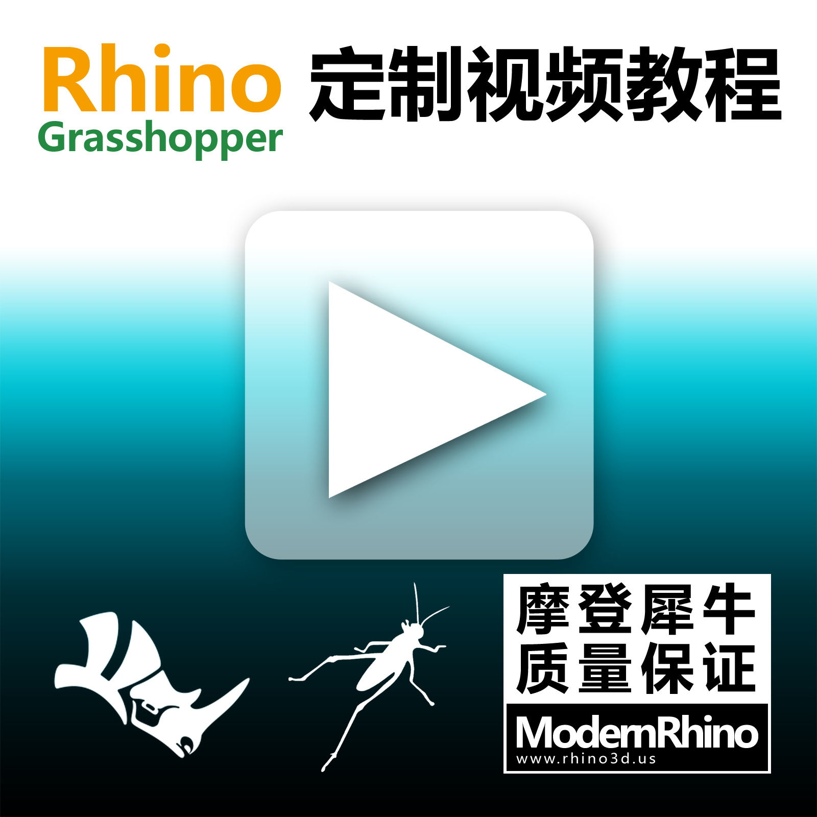 Rhino Grasshopper 定制教学视频