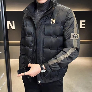 冬季羽绒服男2023新款潮牌加厚冬装轻薄保暖短款白鸭绒外套男保暖