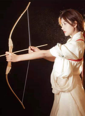 2021新款神明少女日式写真网红拍照汉服手持拍摄弓箭昙花摄影道具
