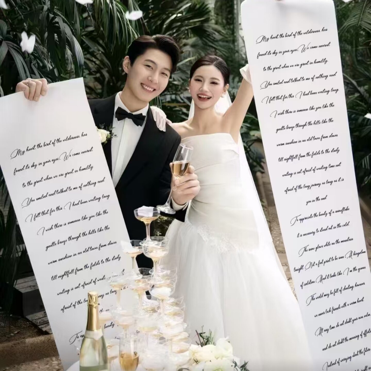 婚纱摄影外景旅拍道具超长结婚誓言长条背景布婚礼拍照结婚誓约书