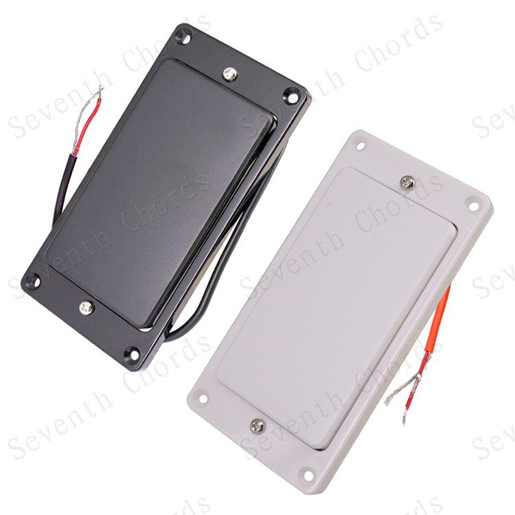 密封封闭式双块双联电吉他双线圈拾音器 Humbucker Pickup 带边框