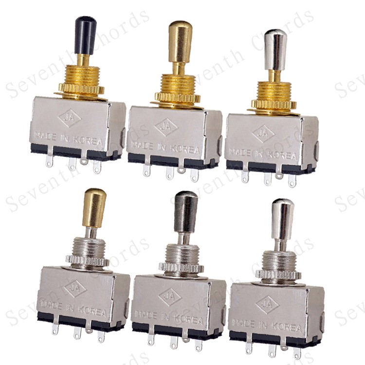 电吉他封闭黄铜帽三档开关