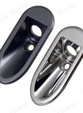 船形电吉他插口盖板 吉他贝司插孔盖片挡板输出插口外垫板 F-1007