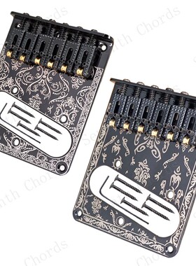 五螺丝TELE吉他雕花单线圈拾音器安装孔TL滚珠弦码琴桥拉弦板弦桥