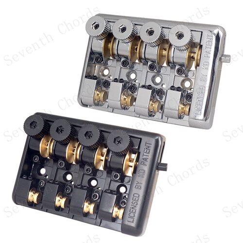 无头电贝斯贝司琴桥拉弦板弦桥下驹琴鞍 Headless Bass Bridge