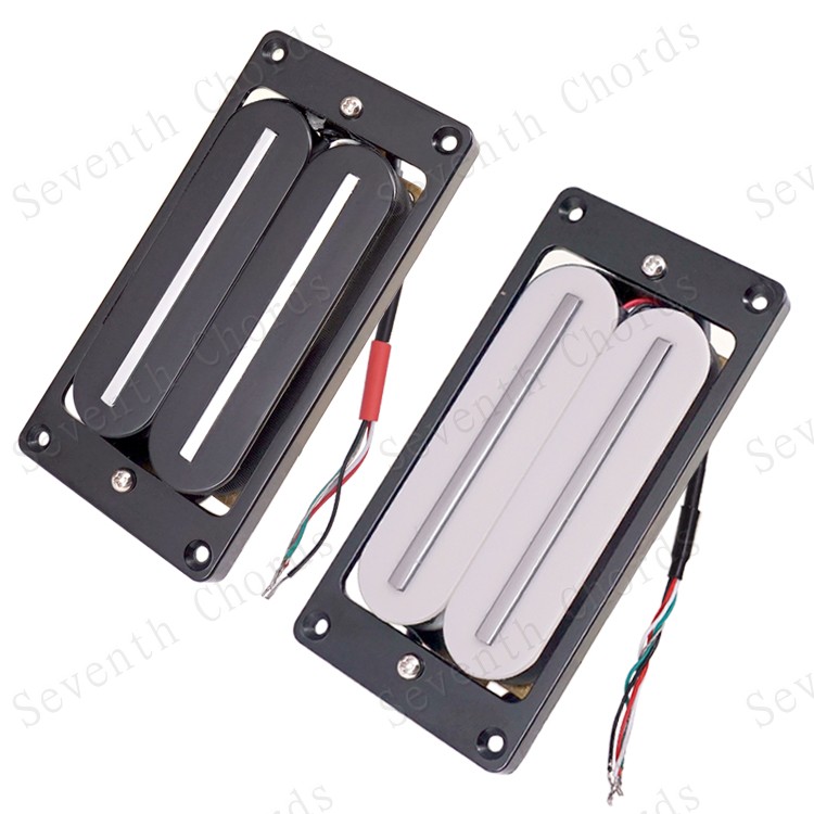 双块双联电吉他大双轨带边框