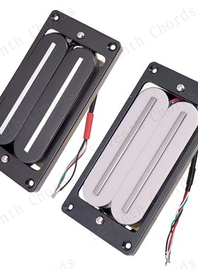 双块双联电吉他大双轨双线圈拾音器 Humbucker Pickup 带边框