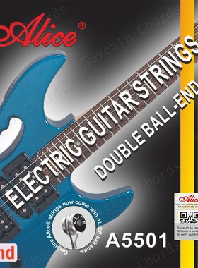 Alice A5501双球电吉他二弦 爱丽丝无头电吉他2弦 013