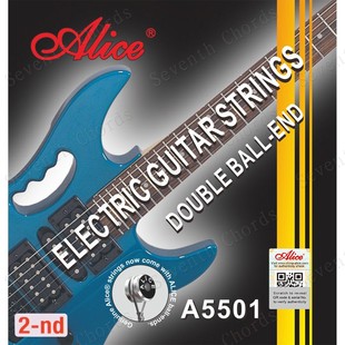 Alice A5501双球电吉他二弦 爱丽丝无头电吉他2弦 013