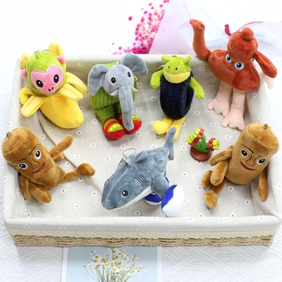 跨境新品恶搞毛绒玩具公仔小挂件