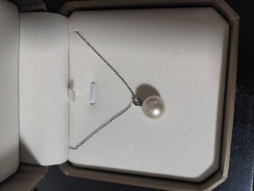 纯天然淡水珍珠项坠十三mm