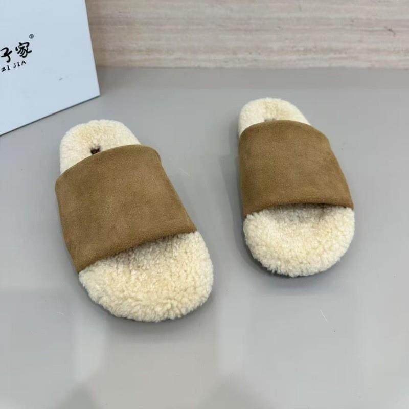 2026秋冬新款一字露趾拖鞋女外穿厚底拖鞋毛毛加厚平底居家凉拖鞋,女鞋,毛毛鞋,淘宝优惠券,粉丝福利购,淘宝优惠卷