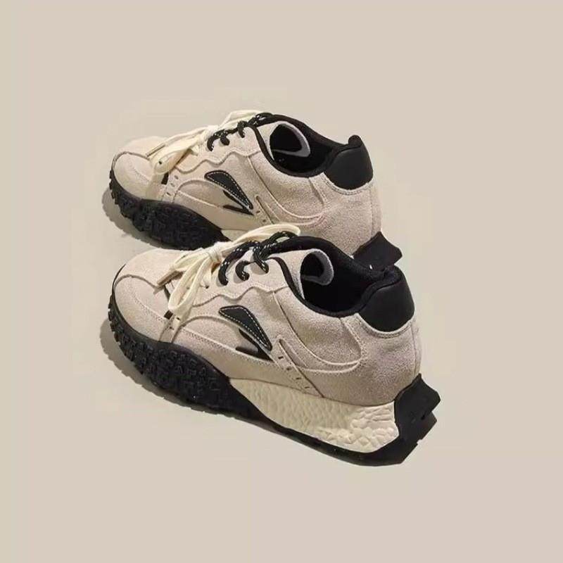 小个子厚底内增高德训鞋女2026新款休闲轻便软底运动鞋复古阿甘鞋,女鞋,时尚休闲鞋,淘宝优惠券,粉丝福利购,淘宝优惠卷