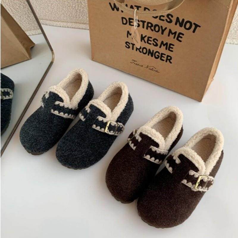 韩版内增高灰色毛毛鞋女外穿2026年秋冬新款勃肯鞋女厚底加绒棉鞋,女鞋,勃肯鞋/软木鞋,淘宝优惠券,粉丝福利购,淘宝优惠卷