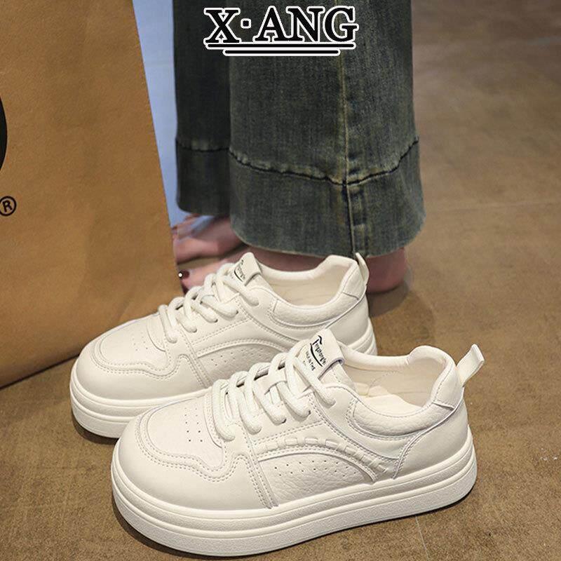 牛皮软底不累脚鞋子女鞋小白鞋百搭轻便舒适休闲运动鞋学生板鞋子