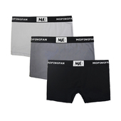 四角平角内裤 薄款 石墨烯抗菌中腰无痕 中性冰丝内裤 帅特内裤