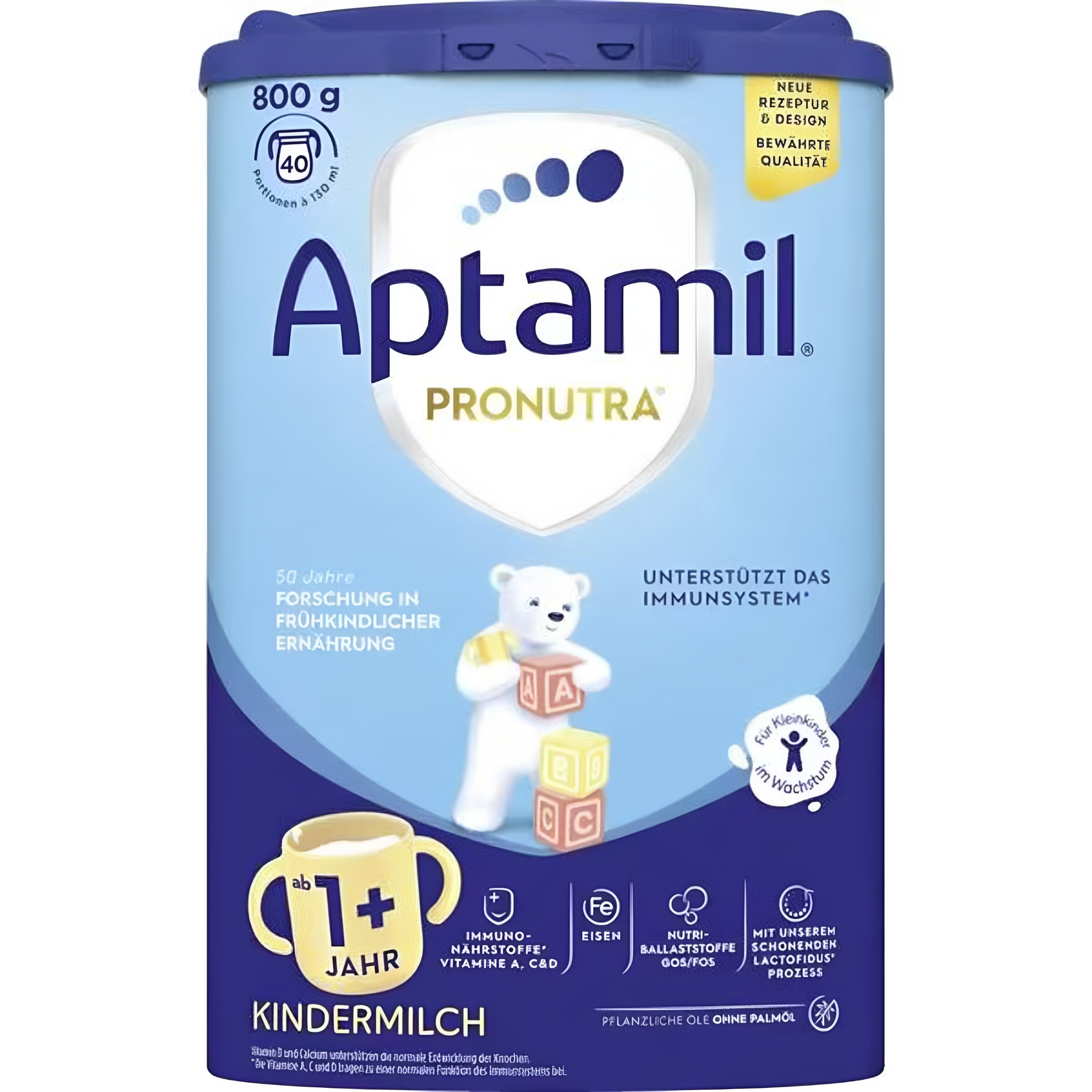 德国直邮代购爱他美Aptamil婴儿奶粉1+/2+段 1罐 800g