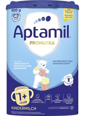 德国直邮代购爱他美Aptamil婴儿奶粉1+/2+段 1罐 800g