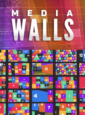 FCPX插件Media Walls多画面组合排版动态分屏视频墙动画预设28个