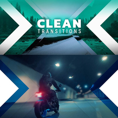 FCPX插件Clean Transitions简洁图形优雅滑动转场预设50个