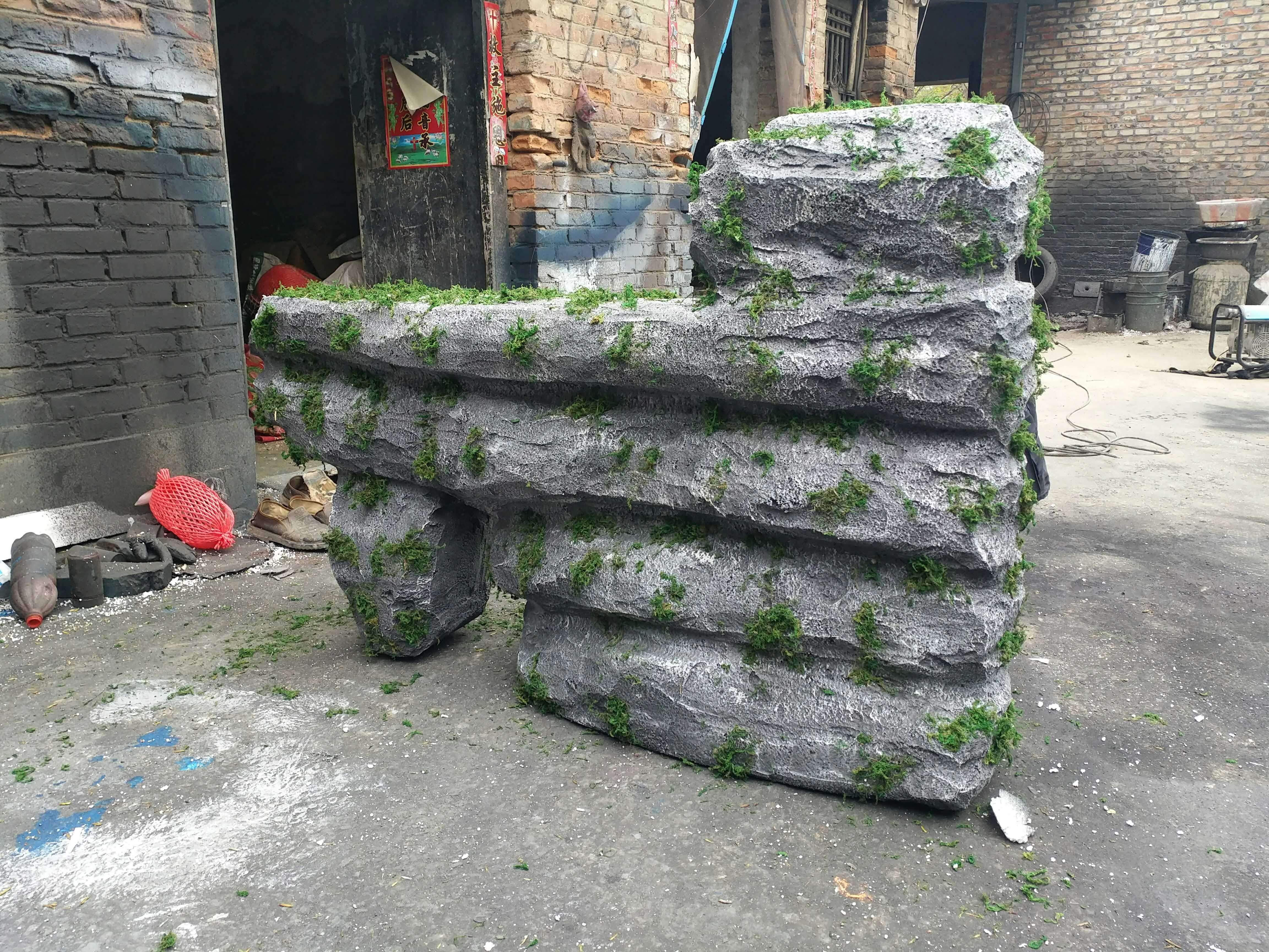 园林装饰泡沫石头橱窗婚庆道具石头舞台影视道具假石头摄影道具石