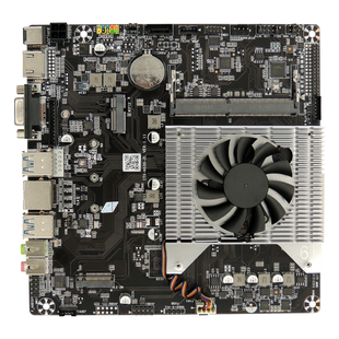 ITX主板一体机电脑 全新N5095 N100 MINI 迷你主机收银机板 HTPC