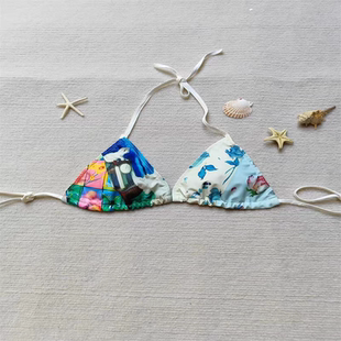 女生辣妹泳衣2024新款 泡温泉 日系纯欲Kitty猫比基尼小胸聚拢泳装