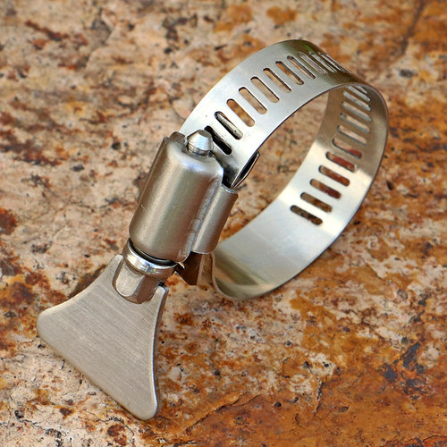 不锈钢带手柄油管水管软管卡箍