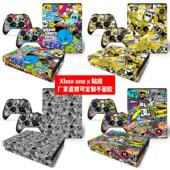 ONE 涂鸦款 X贴膜XBOX 贴纸 X痛贴天蝎座XBOX 微软XBOX