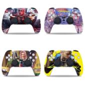 适用于PS5手柄贴纸PS5手柄贴膜PS5手柄全包贴纸赛博朋克款 贴纸