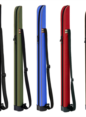 防水杆包硬壳钓鱼包80/90cm小单杆便携1.25m小号垂钓鱼竿包