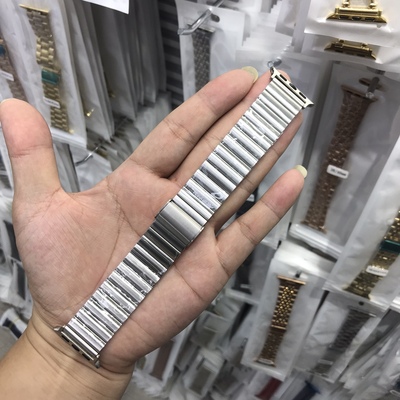 适用苹果iwatch华强北ultra新款s10卡扣不锈钢s987表带HK11Promax