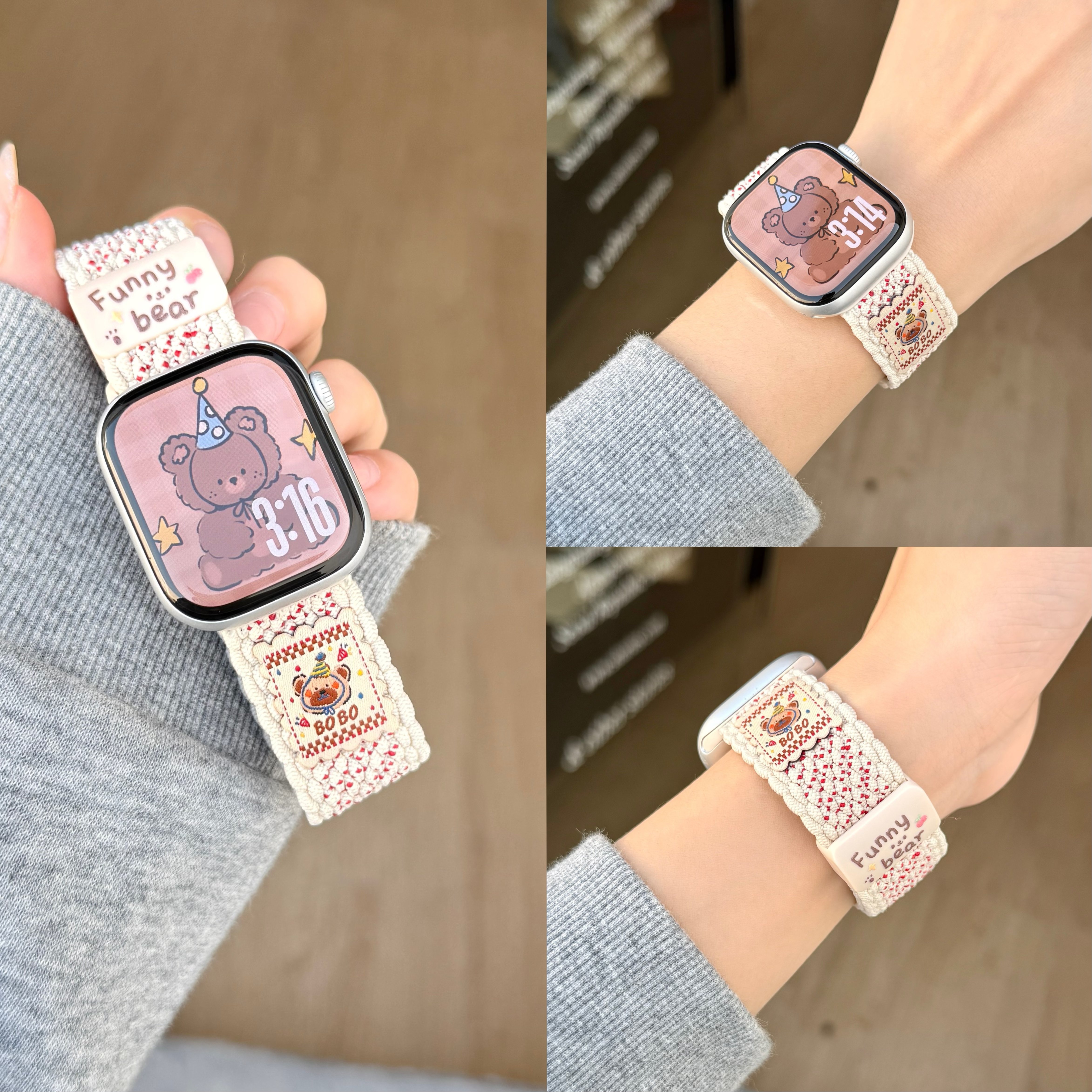 适用35MM华强北S12Max手表watch9智能5G儿童电话磁吸扣ultra3表带