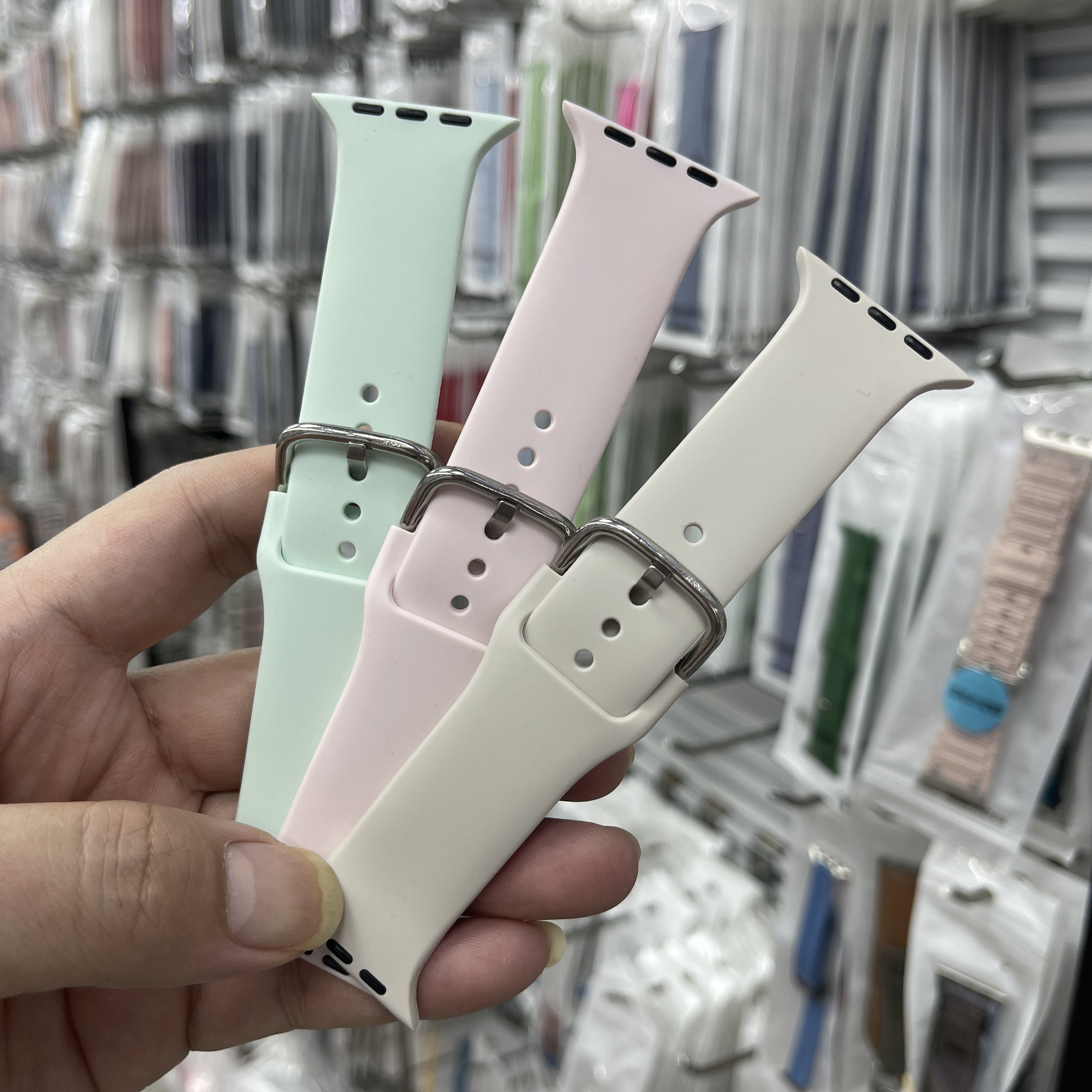 适用好记星子腾园掌奇5G学生智能手表硅胶针扣S10ProMax表带35MM