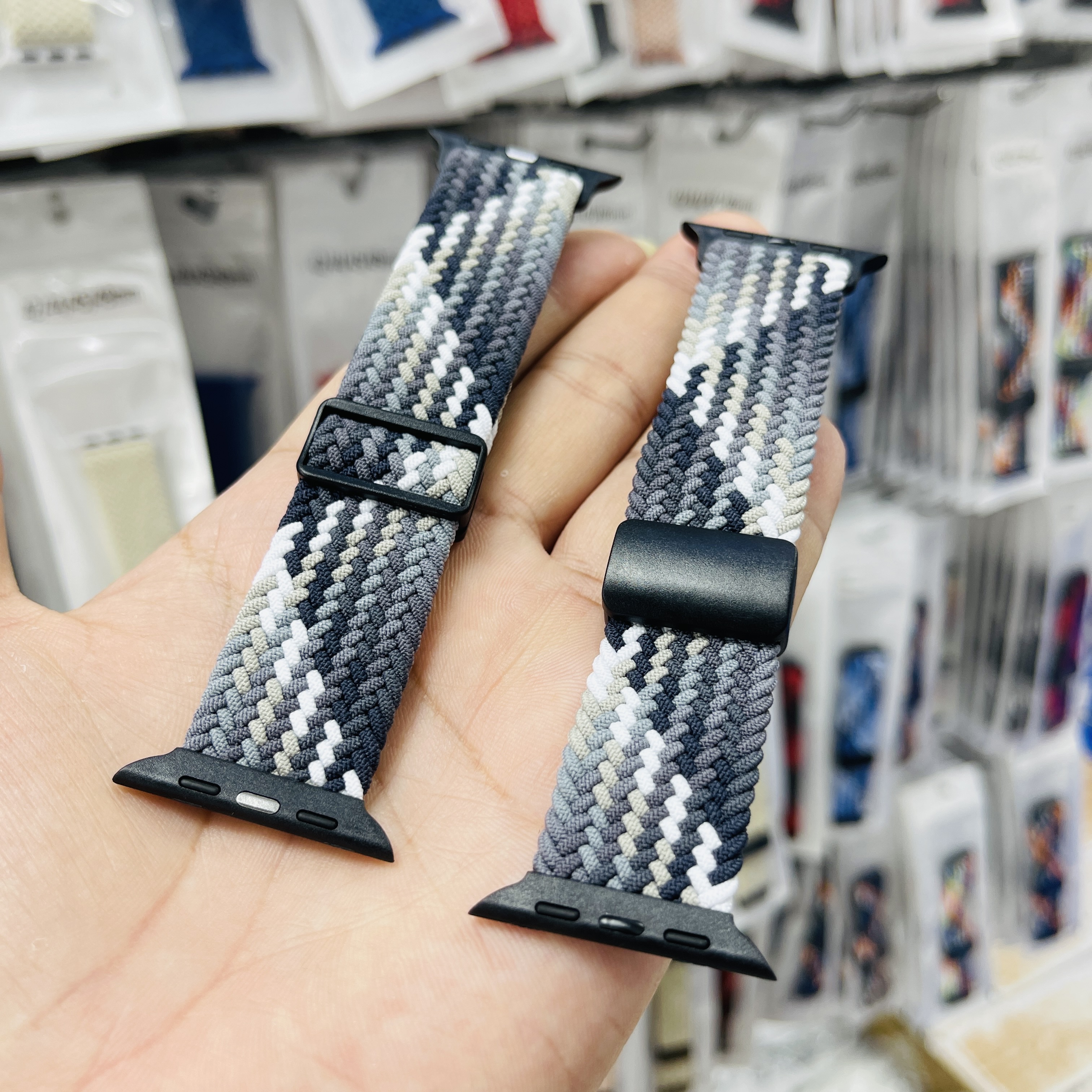适用苹果手表iwatch9表带华强北HK10ProMax磁吸ultra编织s98765se